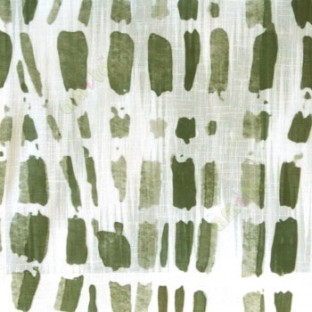 Green white grey color stone geometric shaped vertical rectangular shaped lines texture finished cotton sheer curtain